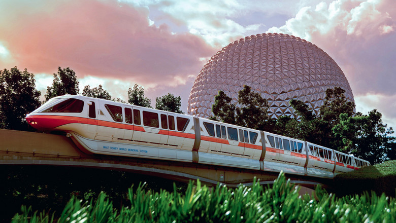monorail at Disney